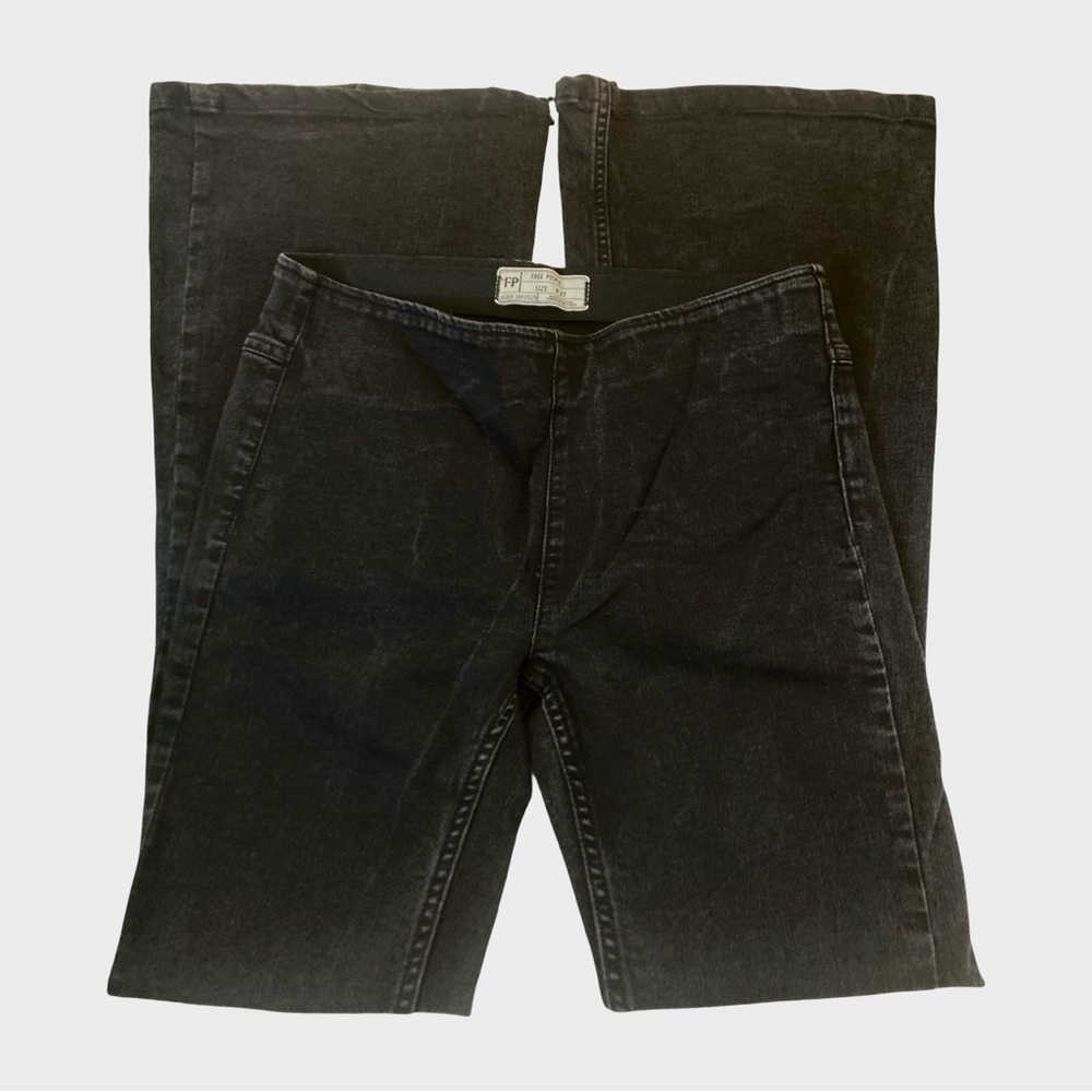 Free People Pull-On Flare Jeans 27